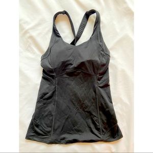 Lululemon top with lined support